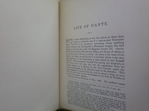 THE VISION; OR, HELL, PURGATORY, AND PARADISE BY DANTE ALIGHIERI, FINE BINDING