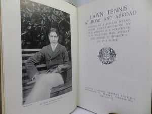 LAWN TENNIS AT HOME AND ABROAD BY A. WALLIS MYERS 1903 FIRST EDITION