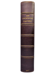 THE POSTHUMOUS PAPERS OF THE PICKWICK CLUB BY CHARLES DICKENS 1837 FIRST EDITION