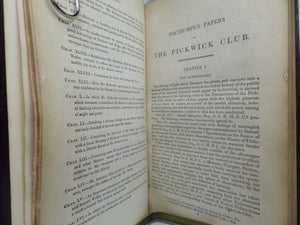 THE POSTHUMOUS PAPERS OF THE PICKWICK CLUB BY CHARLES DICKENS 1837 FIRST EDITION