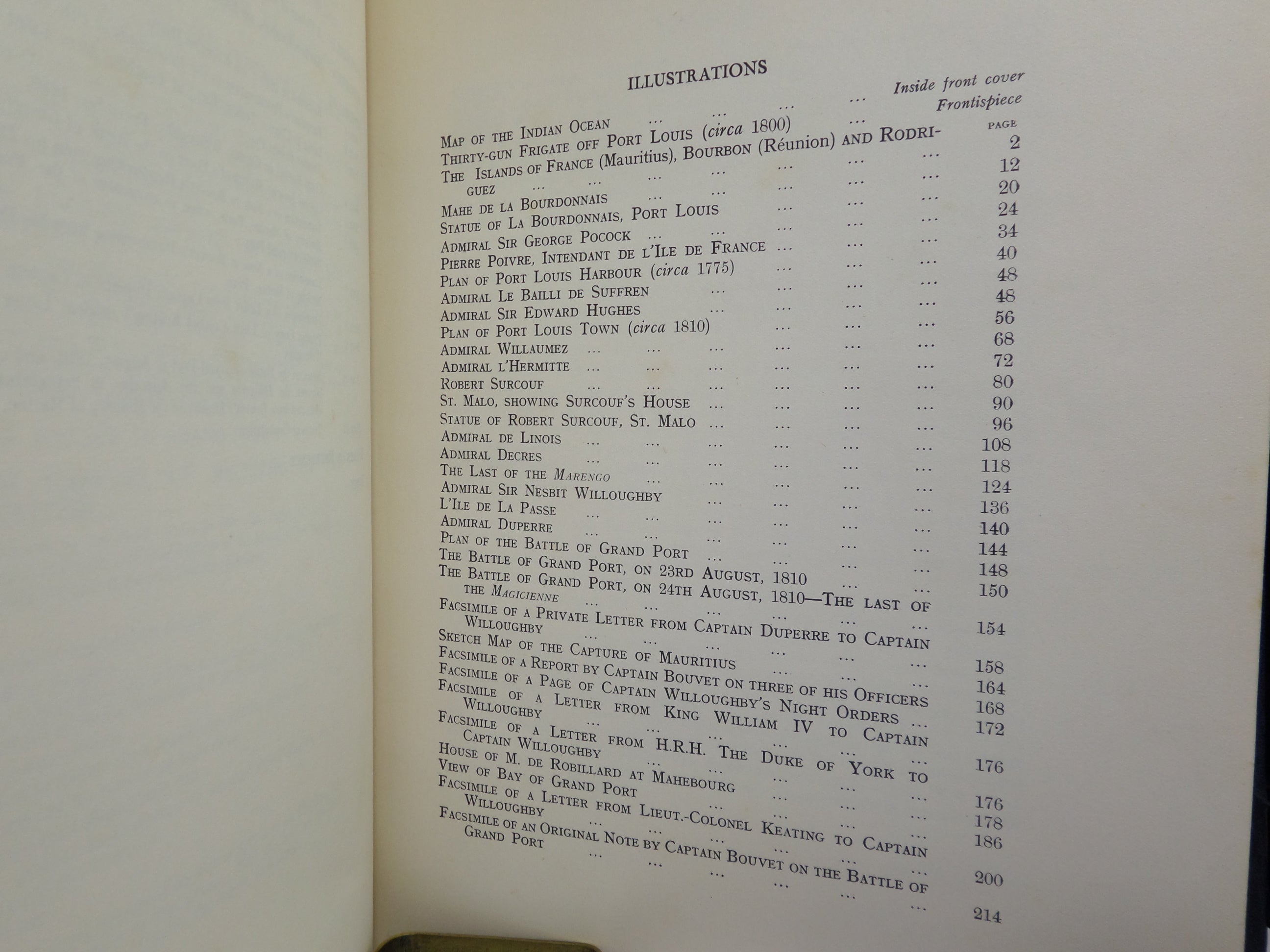 SEA FIGHTS AND CORSAIRS OF THE INDIAN OCEAN; NAVAL HISTORY OF MAURITIUS BY H.C.M. AUSTEN 1934 FIRST LIMITED 'MAURITIUS EDITION'