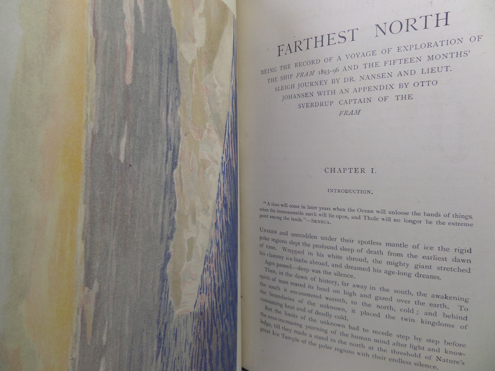 FARTHEST NORTH BY FRIDTJOF NANSEN 1898 LEATHER BOUND