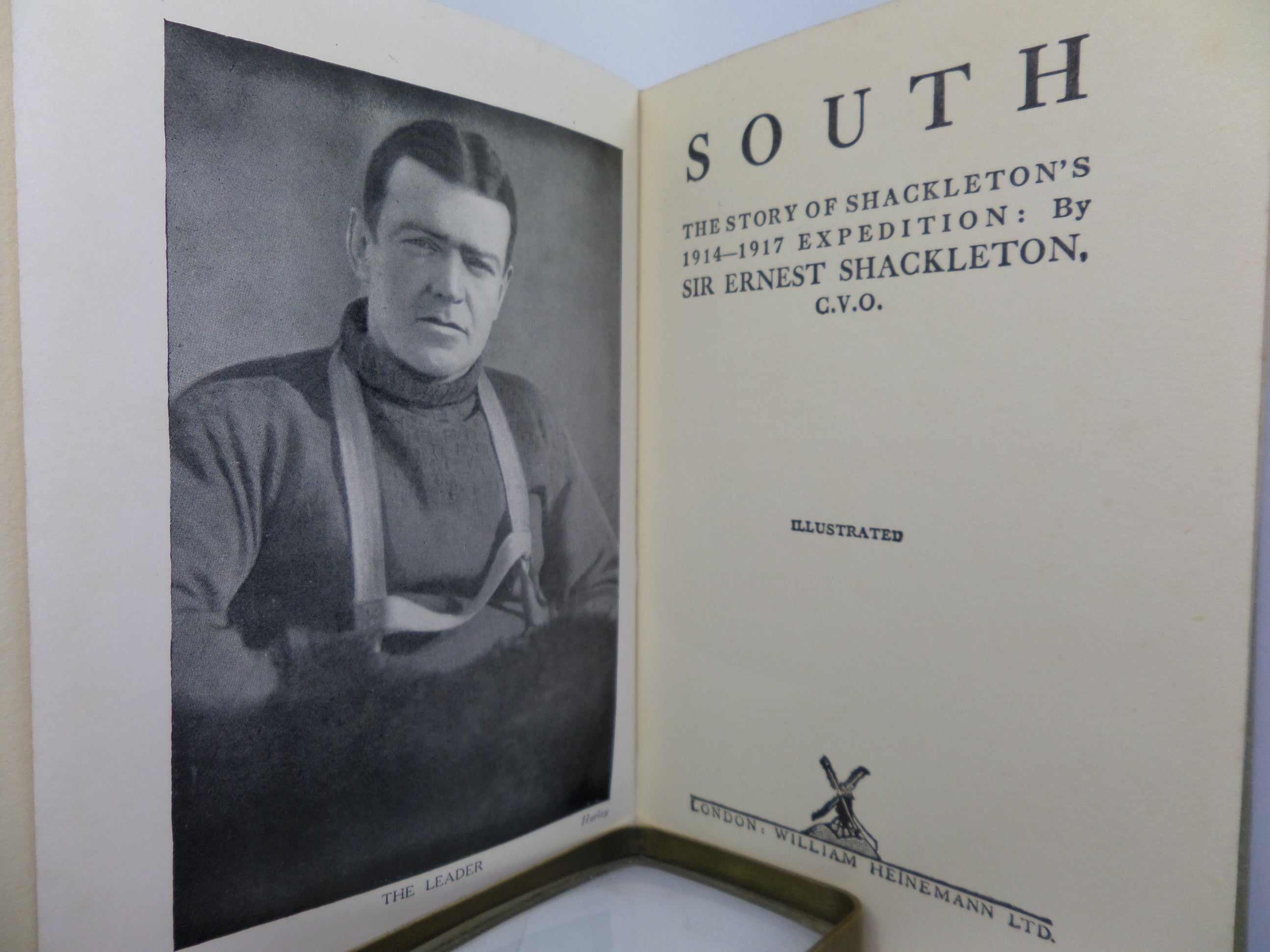SOUTH: THE STORY OF SHACKLETON'S 1914-1917 EXPEDITION BY SIR ERNEST SH ...