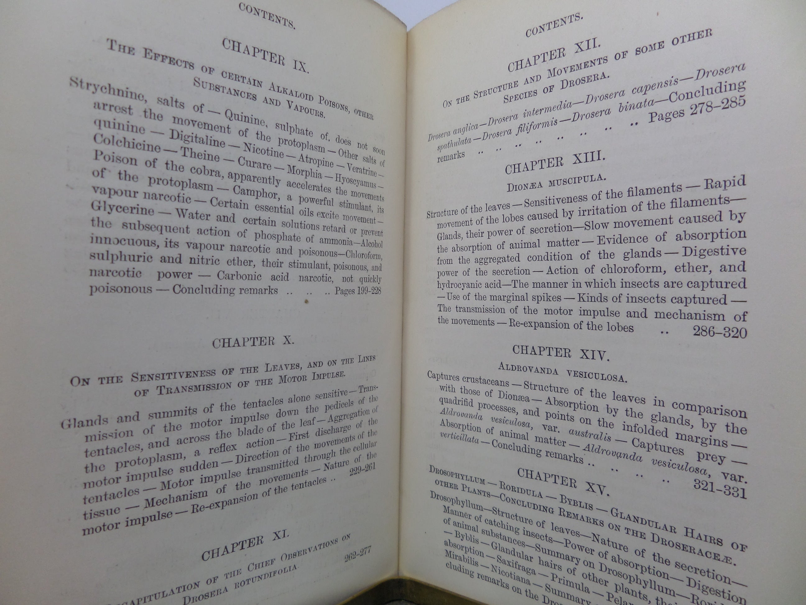 INSECTIVOROUS PLANTS BY CHARLES DARWIN 1875 SECOND THOUSAND