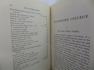 THE HISTORY OF WINCHESTER COLLEGE BY ARTHUR F. LEACH 1899 MACLEHOSE FINE BINDING