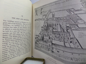 THE HISTORY OF WINCHESTER COLLEGE BY ARTHUR F. LEACH 1899 MACLEHOSE FINE BINDING