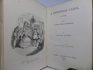 A CHRISTMAS CAROL BY CHARLES DICKENS 1886 JOHN LEECH ILLUSTRATIONS