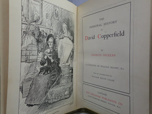 DAVID COPPERFIELD BY CHARLES DICKENS C1900 DELUXE LEATHER BINDING, TALWIN MORRIS