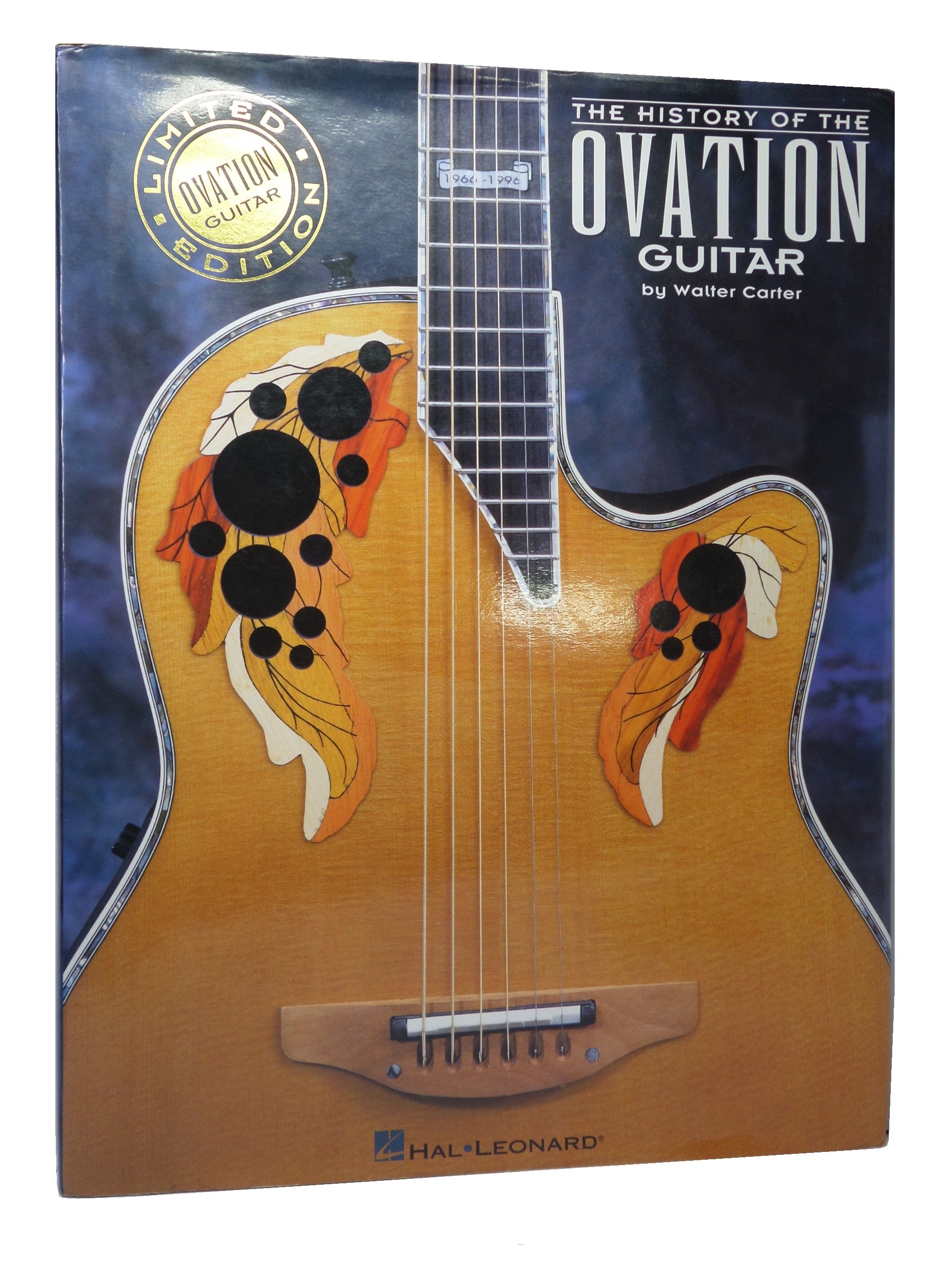 THE HISTORY OF THE OVATION GUITAR BY WALTER CARTER 1996 FIRST EDITION HARDCOVER