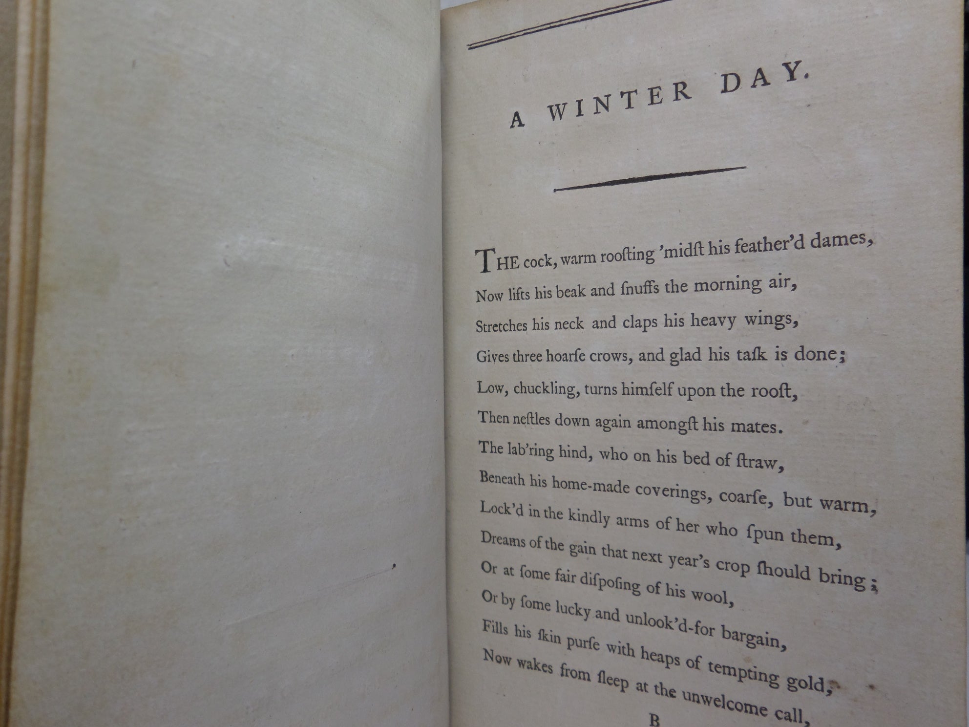 POEMS WHEREIN IT IS ATTEMPTED TO DESCRIBE CERTAIN VIEWS OF NATURE 1790 JOANNA BAILLIE