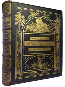 THE LIFE & EXPLORATIONS OF DR. LIVINGSTONE CA.1875 FINE LEATHER BINDING