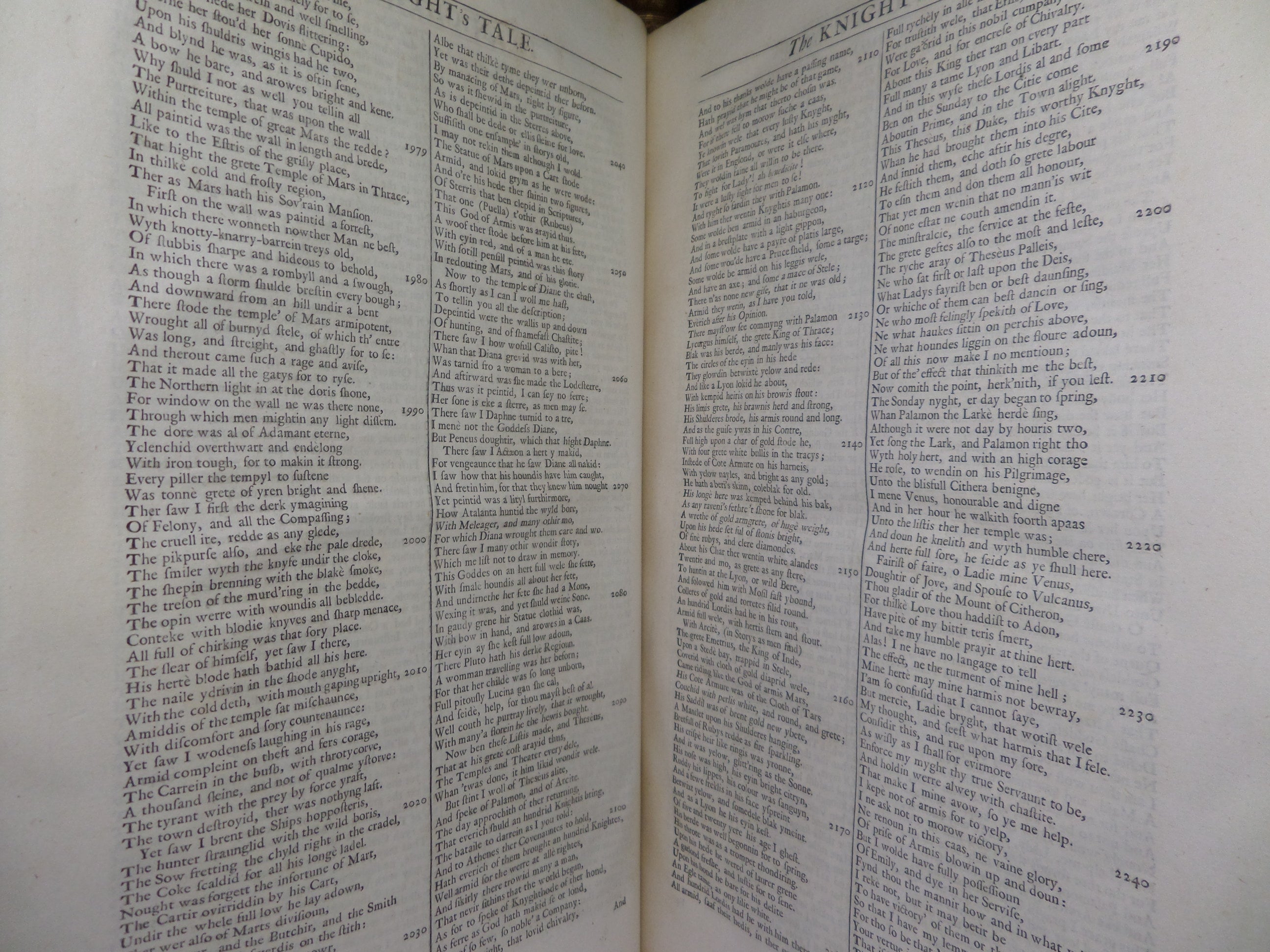 THE WORKS OF GEOFFREY CHAUCER 1721 JOHN URRY FOLIO EDITION