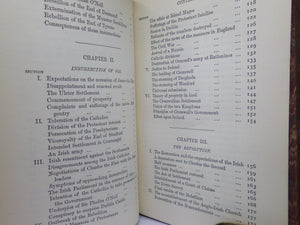 THE ENGLISH IN IRELAND IN THE 18TH CENTURY BY JAMES FROUDE 1887 LEATHER BOUND