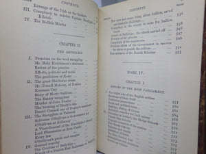 THE ENGLISH IN IRELAND IN THE 18TH CENTURY BY JAMES FROUDE 1887 LEATHER BOUND