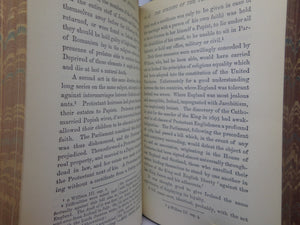 THE ENGLISH IN IRELAND IN THE 18TH CENTURY BY JAMES FROUDE 1887 LEATHER BOUND