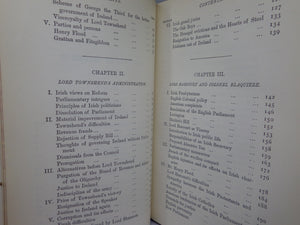 THE ENGLISH IN IRELAND IN THE 18TH CENTURY BY JAMES FROUDE 1887 LEATHER BOUND