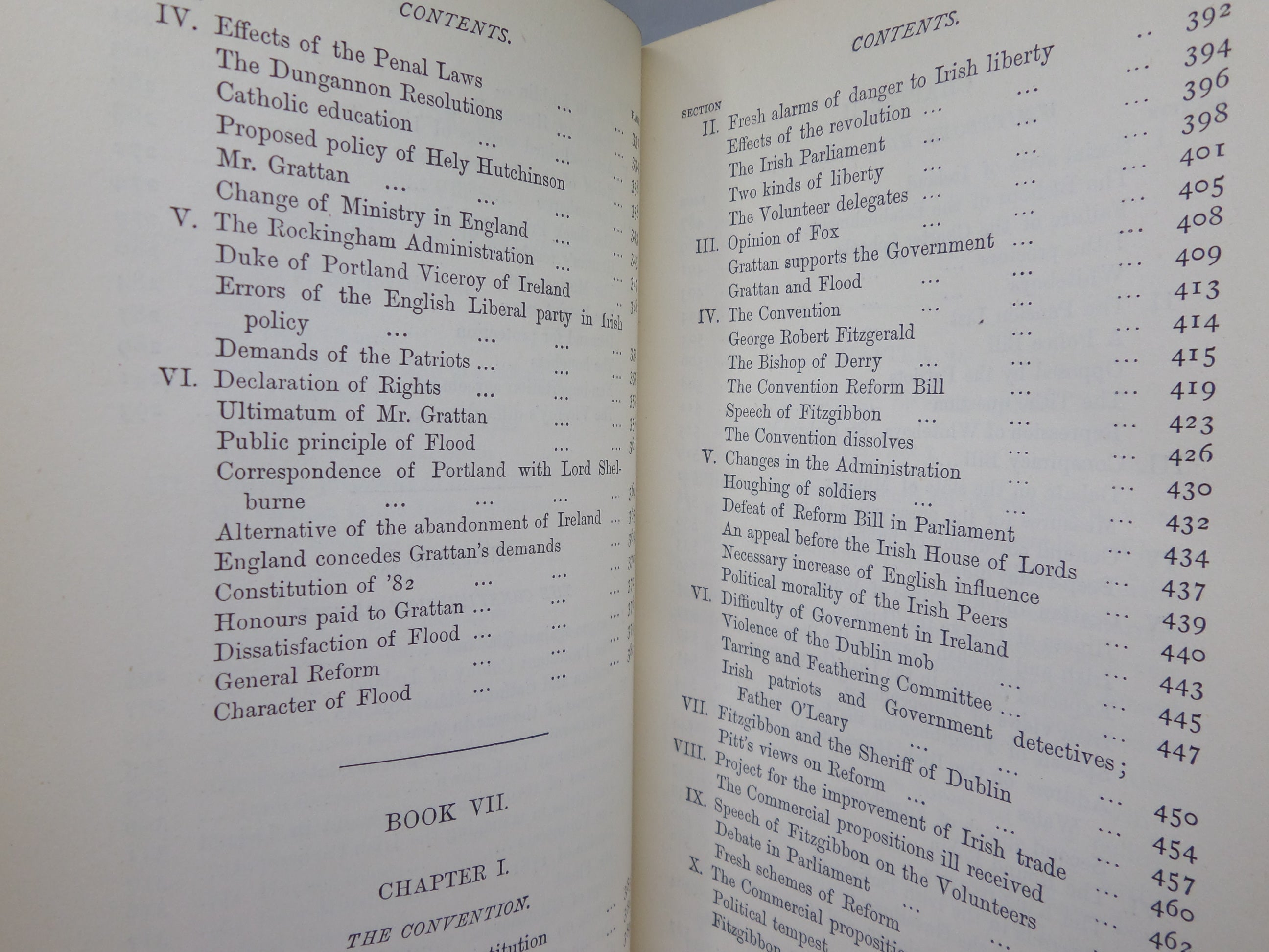 THE ENGLISH IN IRELAND IN THE 18TH CENTURY BY JAMES FROUDE 1887 LEATHER BOUND