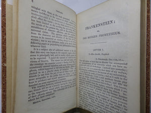 FRANKENSTEIN; OR, THE MODERN PROMETHEUS BY MARY SHELLEY 1856 SIXTH EDITION