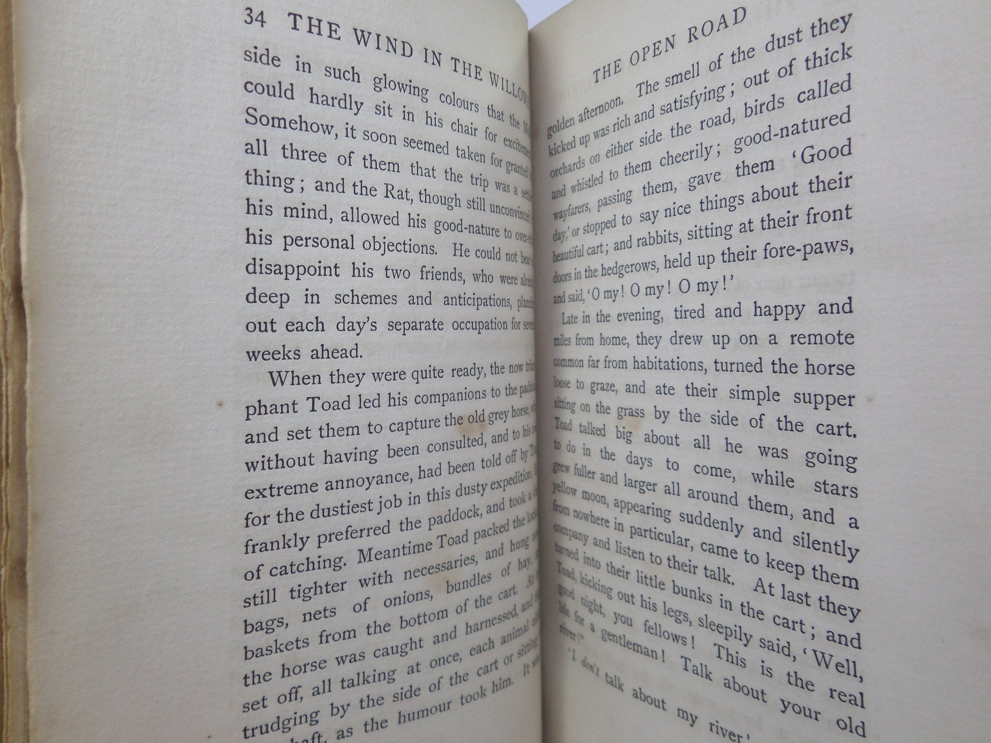 THE WIND IN THE WILLOWS BY KENNETH GRAHAME 1908 FIRST EDITION, LEATHER BINDING