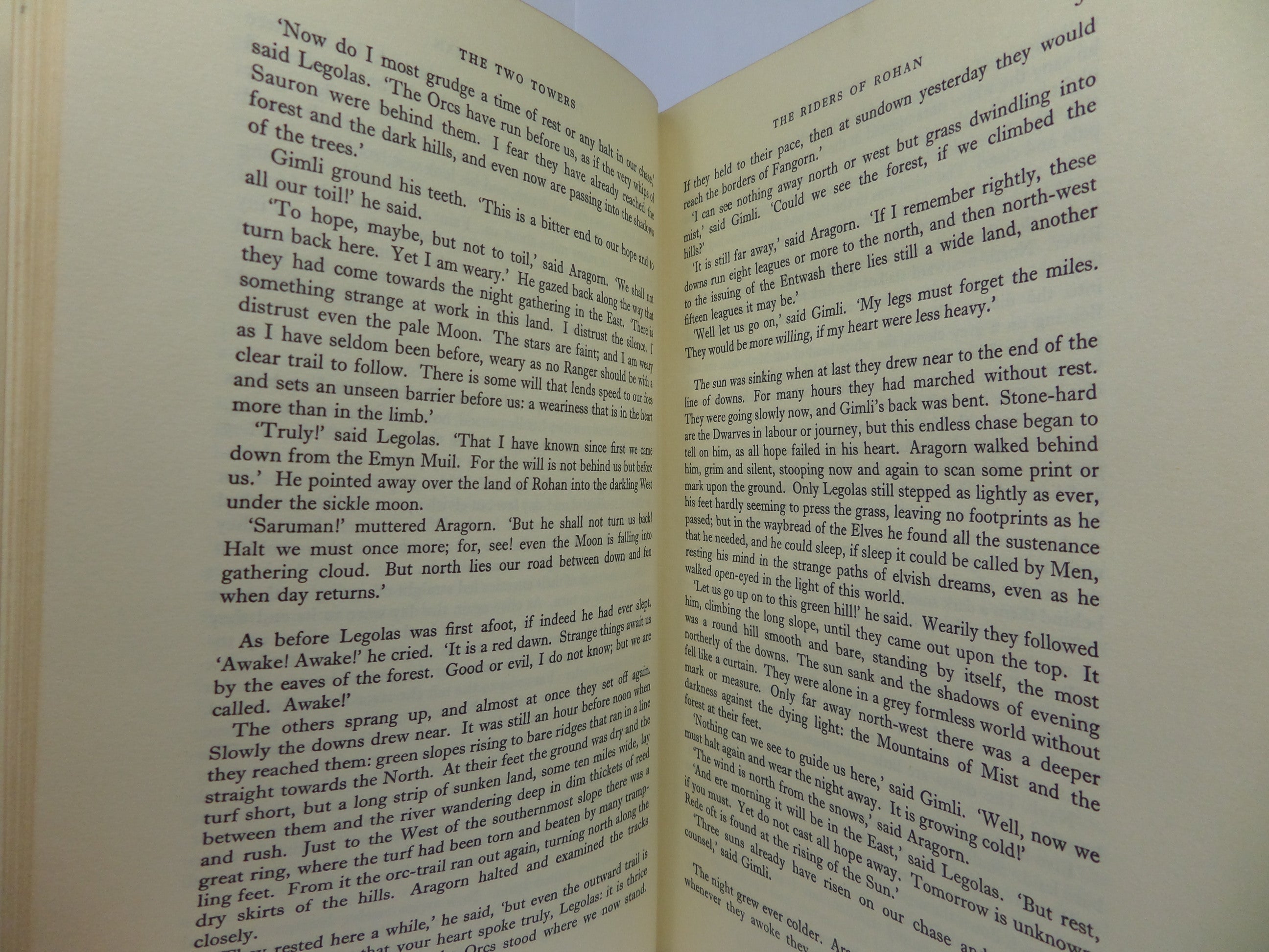 THE TWO TOWERS: SECOND PART OF THE LORD OF THE RINGS 1960 J.R.R. TOLKIEN FIRST EDITION, 7TH IMPRESSION