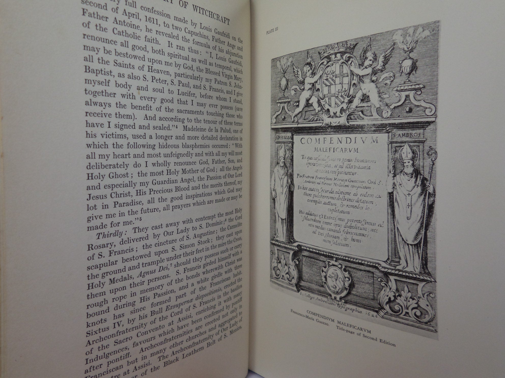 THE HISTORY OF WITCHCRAFT AND DEMONOLOGY BY MONTAGUE SUMMERS 1926 FIRST EDITION