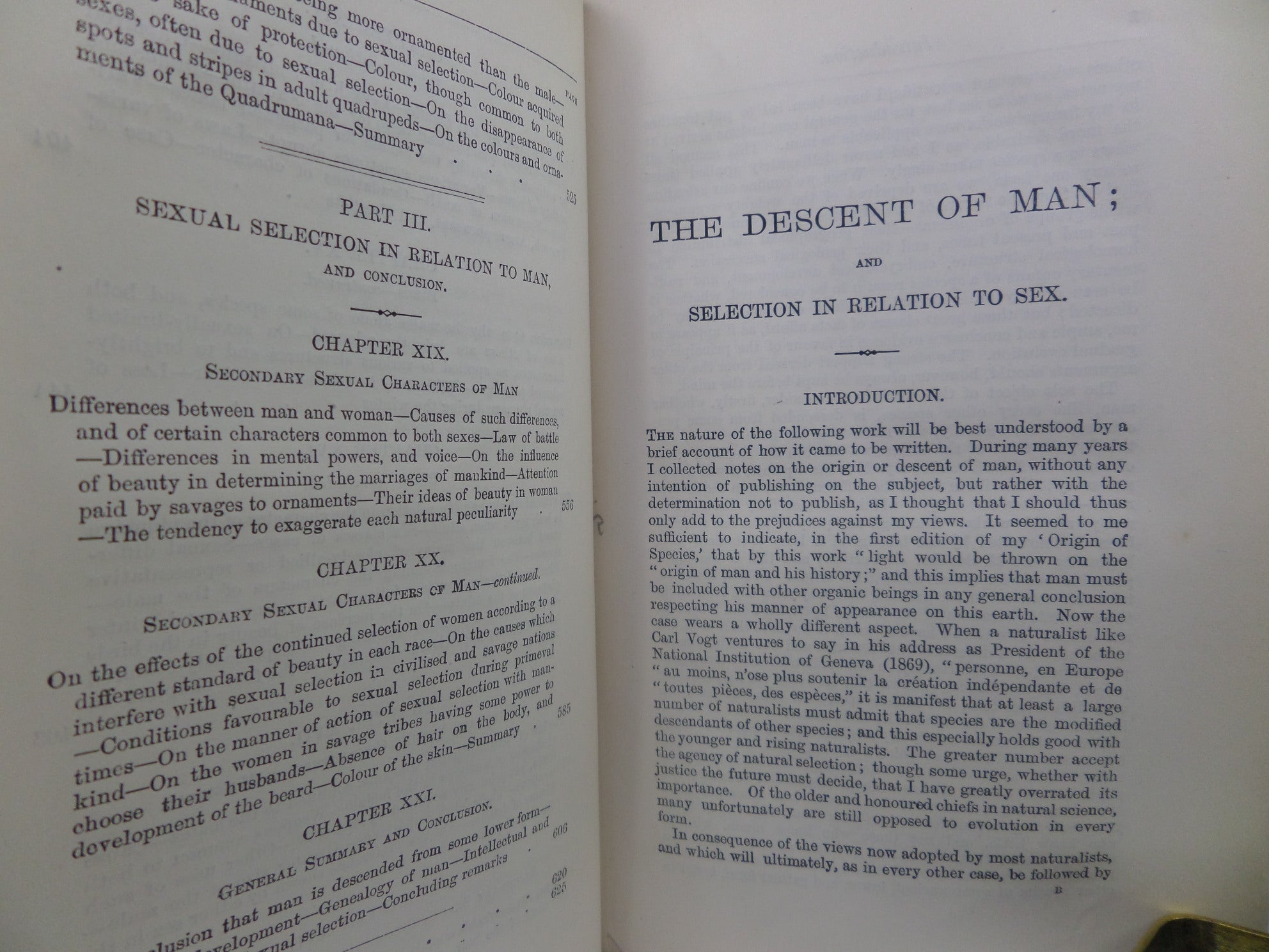 THE DESCENT OF MAN BY CHARLES DARWIN 1883