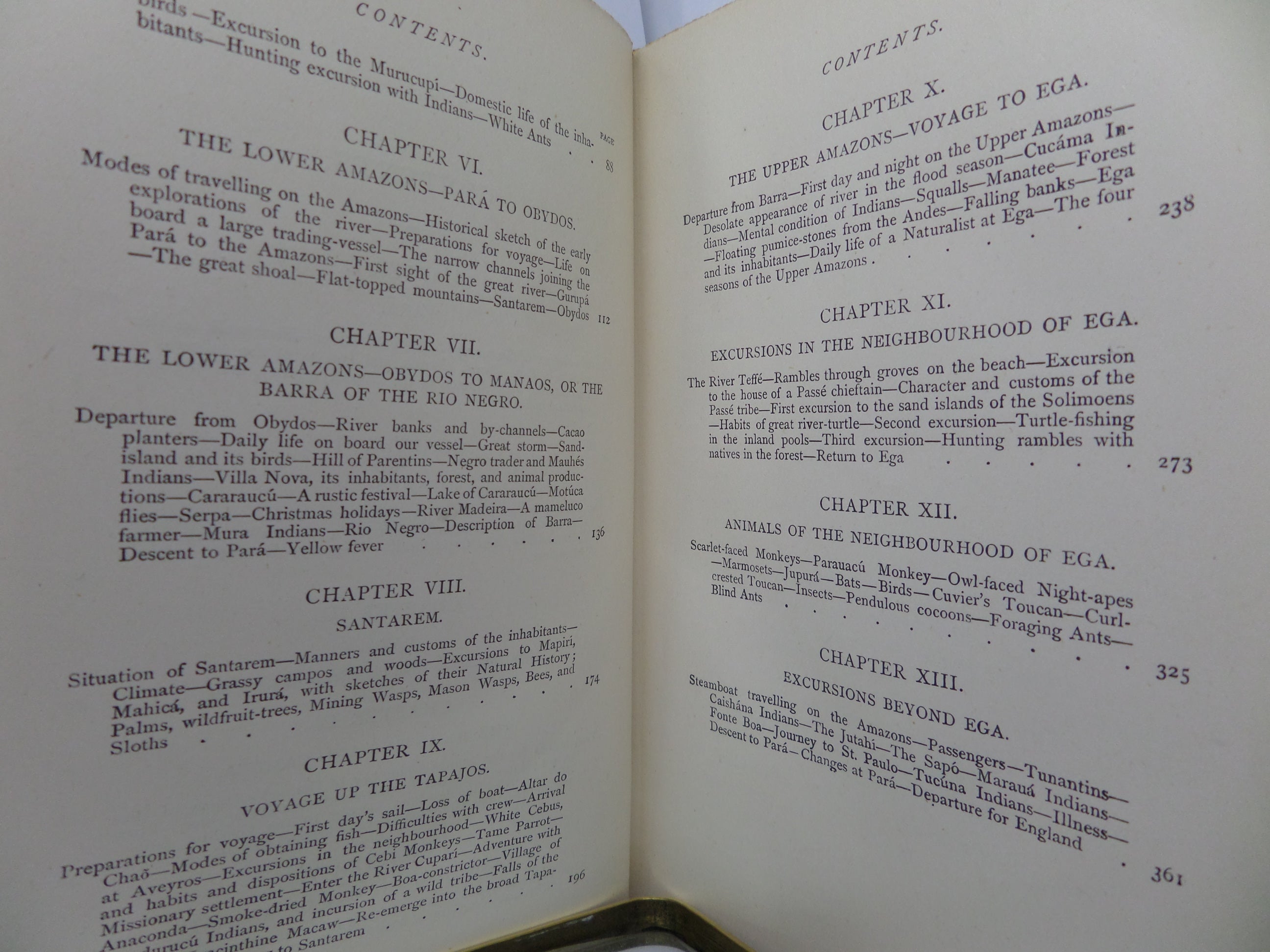 THE NATURALIST ON THE RIVER AMAZONS BY HENRY WALTER BATES 1895 SEVENTH EDITION