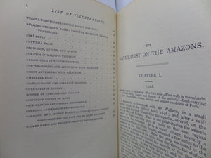 THE NATURALIST ON THE RIVER AMAZONS BY HENRY WALTER BATES 1895 SEVENTH EDITION