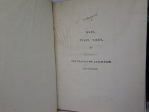 MAPS, PLANS, VIEWS, & COINS, ILLUSTRATIVE OF THE TRAVELS OF ANACHARSIS IN GREECE 1806 FOURTH EDITION