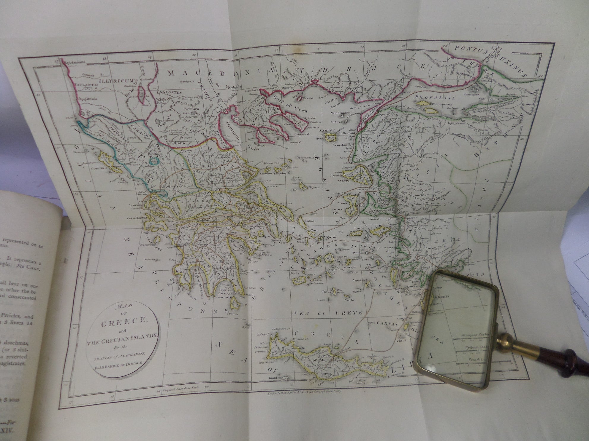 MAPS, PLANS, VIEWS, & COINS, ILLUSTRATIVE OF THE TRAVELS OF ANACHARSIS IN GREECE 1806 FOURTH EDITION