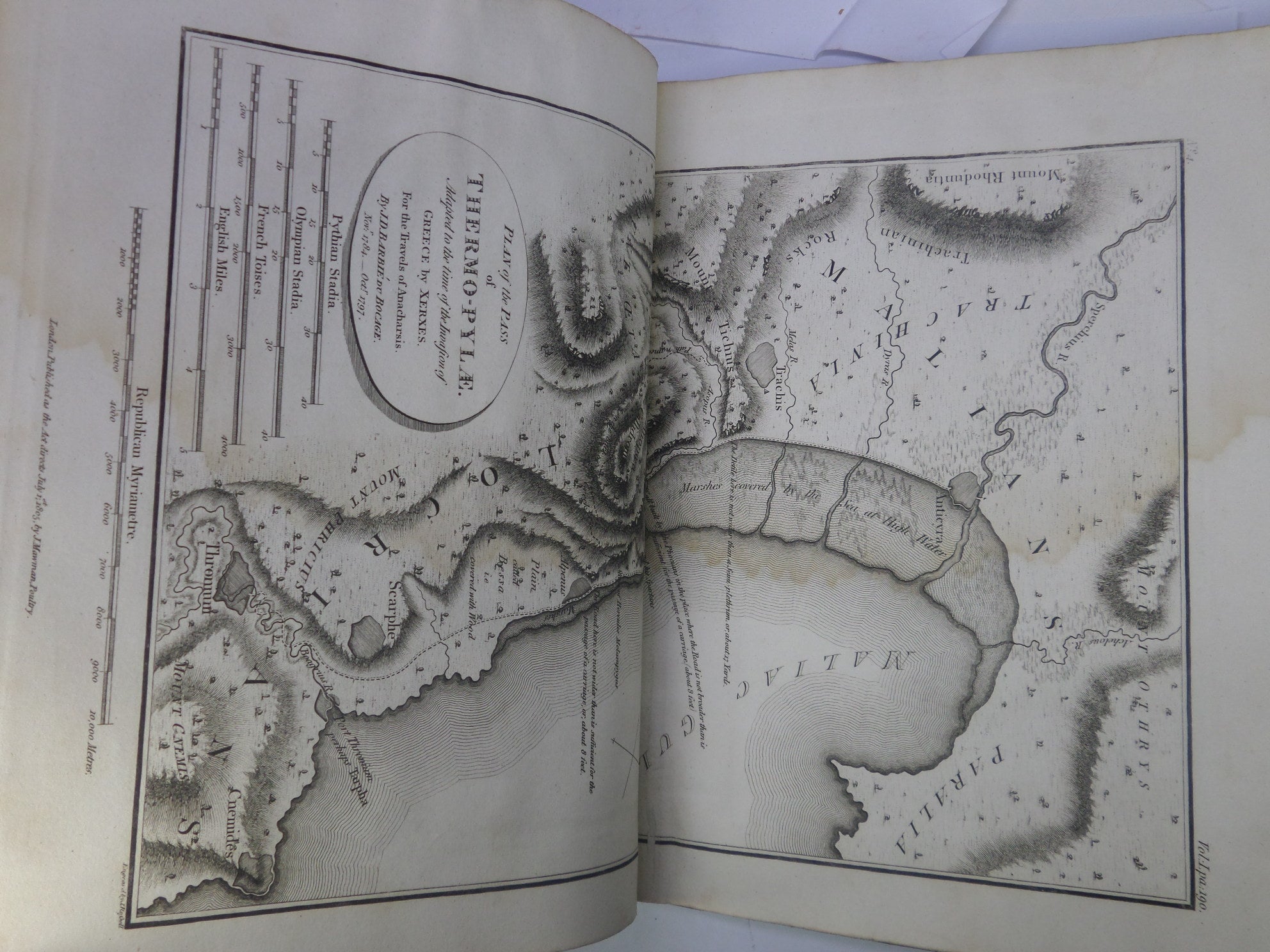 MAPS, PLANS, VIEWS, & COINS, ILLUSTRATIVE OF THE TRAVELS OF ANACHARSIS IN GREECE 1806 FOURTH EDITION