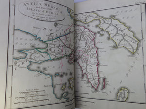 MAPS, PLANS, VIEWS, & COINS, ILLUSTRATIVE OF THE TRAVELS OF ANACHARSIS IN GREECE 1806 FOURTH EDITION