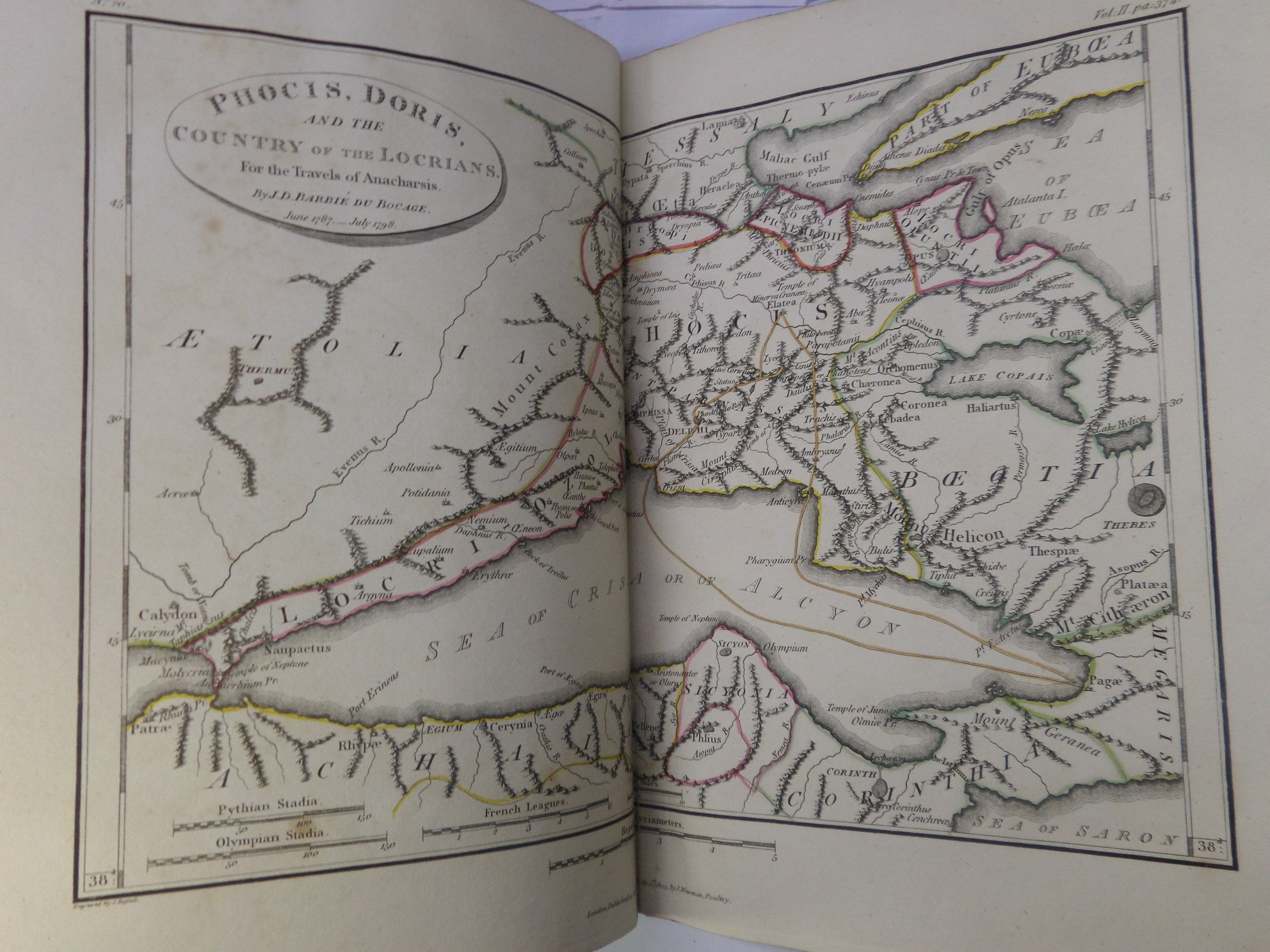 MAPS, PLANS, VIEWS, & COINS, ILLUSTRATIVE OF THE TRAVELS OF ANACHARSIS IN GREECE 1806 FOURTH EDITION