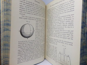 ELEMENTS OF ASTRONOMY BY SIR ROBERT STAWELL BALL 1910 FINE LEATHER BINDING