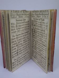 LONDON ALMANACK FOR THE YEAR 1802 - FINE MINIATURE LEATHER BINDING WITH SLIPCASE