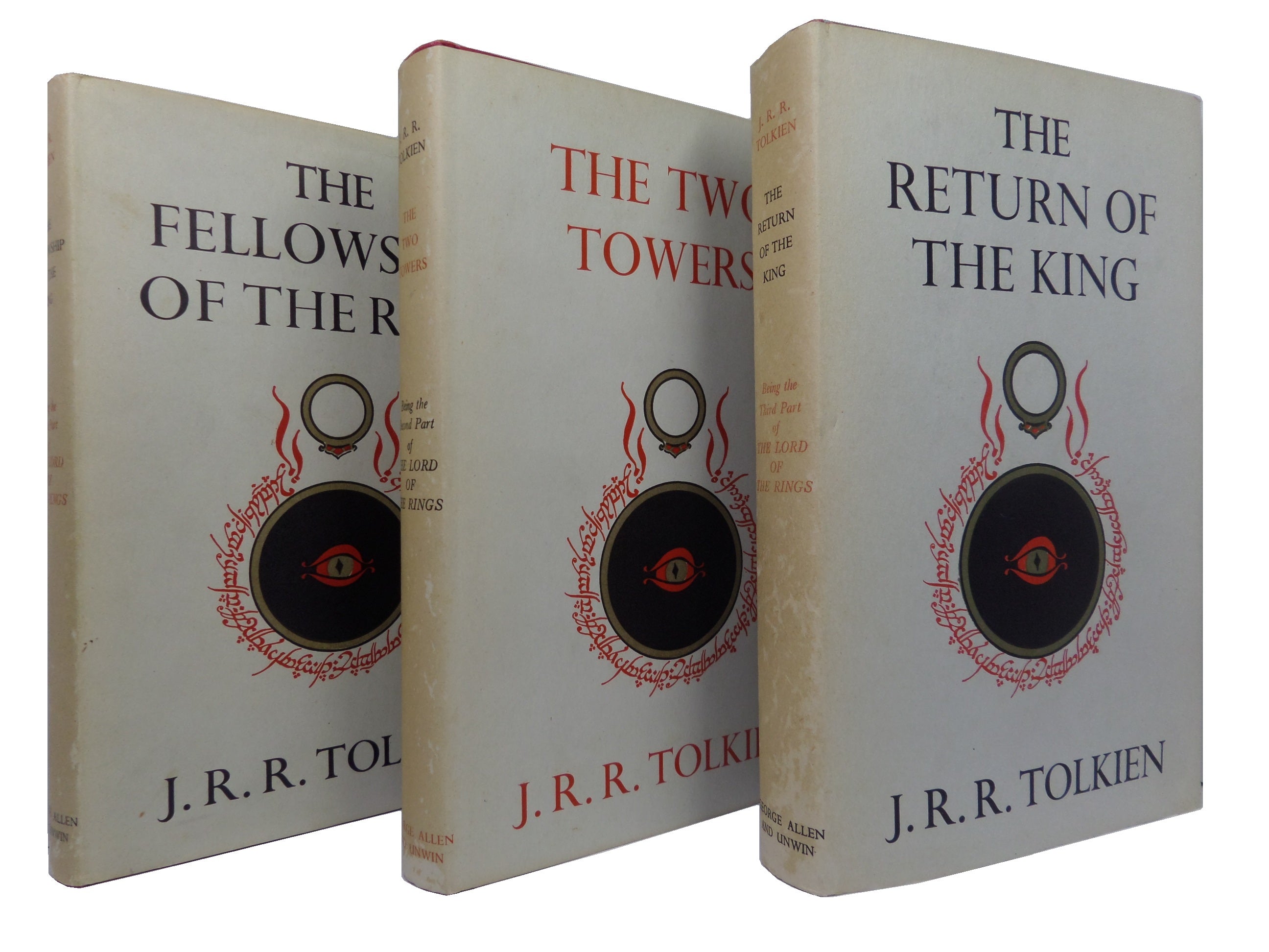 THE LORD OF THE RINGS, J.R.R. TOLKIEN 1965-66 FIRST EDITION SET, 15TH, 11TH, 11TH IMPRESSIONS