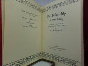 THE LORD OF THE RINGS, J.R.R. TOLKIEN 1965-66 FIRST EDITION SET, 15TH, 11TH, 11TH IMPRESSIONS