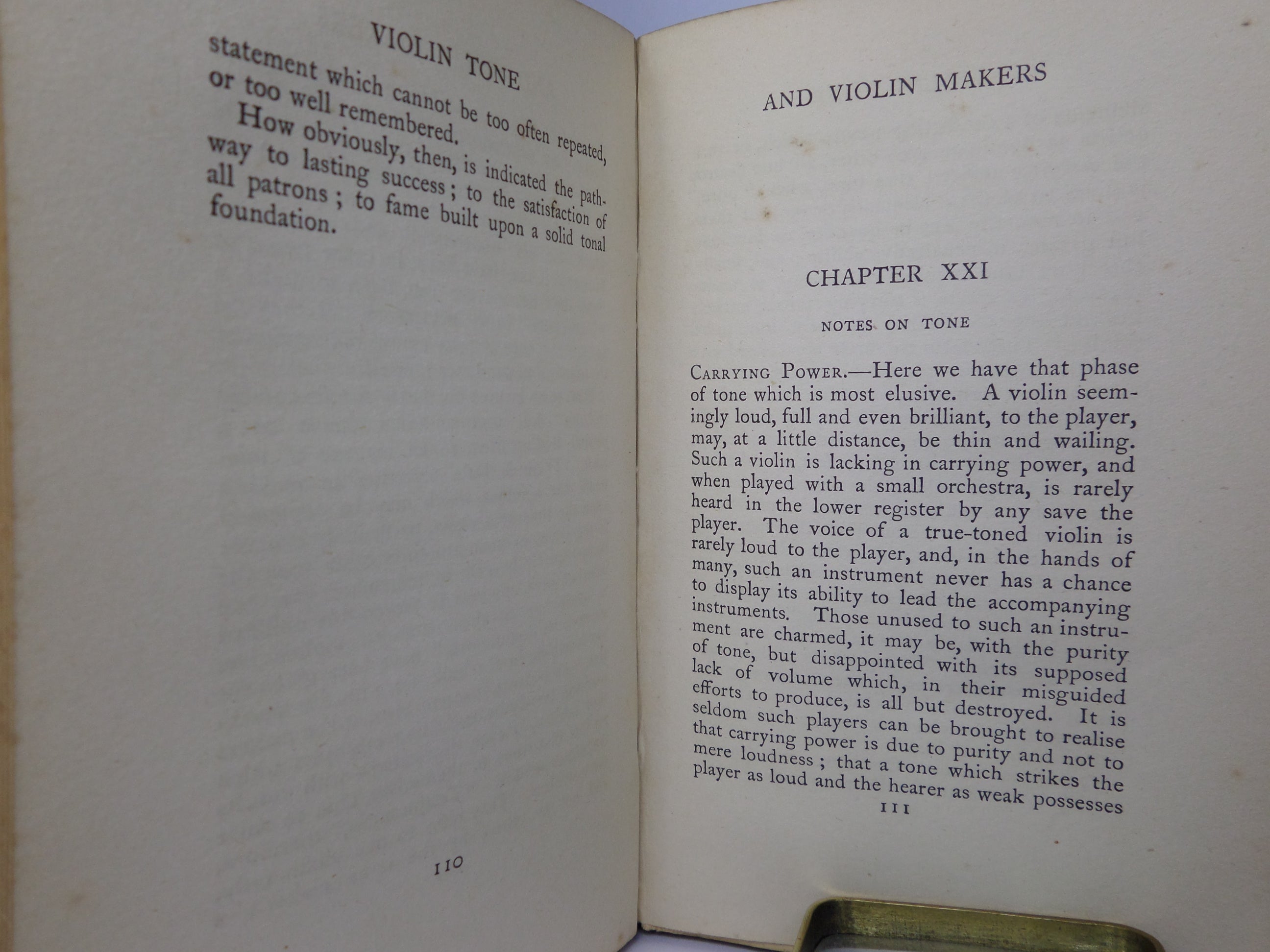 VIOLIN TONE AND VIOLIN MAKERS BY HIDALGO MOYA & TOWRY PIPER 1916 SIGNED FIRST EDITION