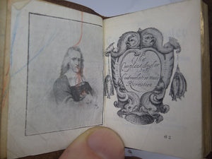 THE COMPLEAT ANGLER BY IZAAK WALTON CA.1900 MINIATURE EDITION, LEATHER BINDING