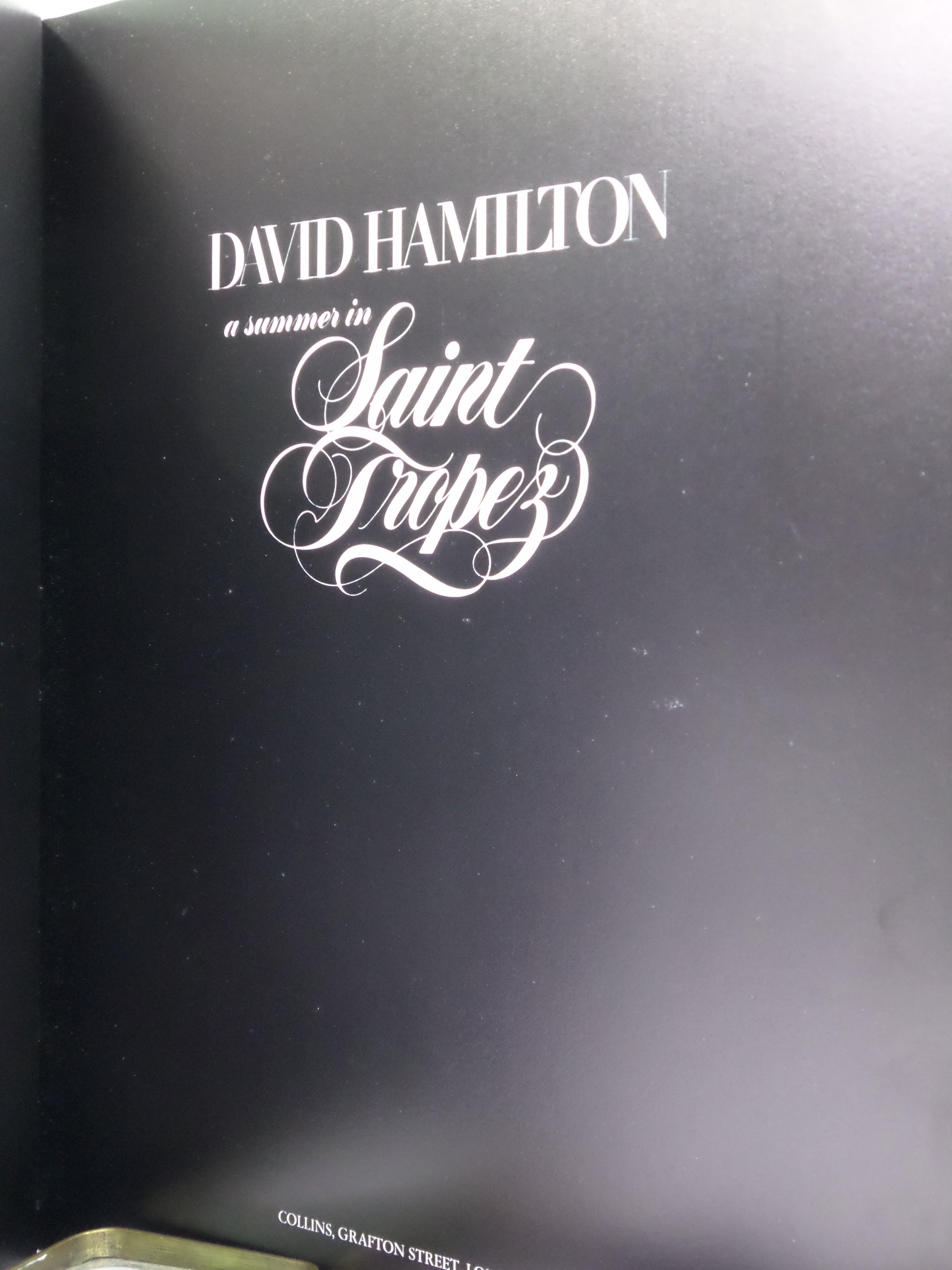 A SUMMER IN SAINT TROPEZ BY DAVID HAMILTON HARDCOVER 1982 MFR Rare a-summer-in-saint-tropez-by-david-hamilton-hardcover-1982-mfr-rare