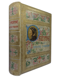 THE DIVINE COMEDY OF DANTE ALIGHIERI 1902 FINE HAND-PAINTED BINDING BY GIANNINI