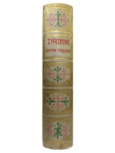 THE DIVINE COMEDY OF DANTE ALIGHIERI 1902 FINE HAND-PAINTED BINDING BY GIANNINI