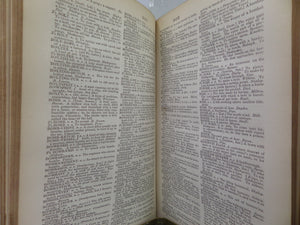 A DICTIONARY OF THE ENGLISH LANGUAGE BY SAMUEL JOHNSON 1843 LEATHER-BOUND