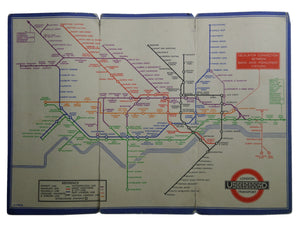 ORIGINAL HARRY BECK LONDON UNDERGROUND PASSENGER MAP FOR 1933