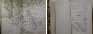 THE TRAVELS OF ANACHARSIS THE YOUNGER IN GREECE 1797 FINE LEATHER BINDING