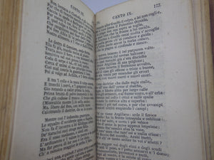 LA GERUSALEMME LIBERATA DI TORQUATO TASSO 1822 IN TWO MINIATURE VOLUMES