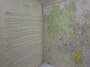 SONNENSCHEIN & ALLEN'S ROYAL RELIEF ATLAS OF ALL PARTS OF THE WORLD 1880