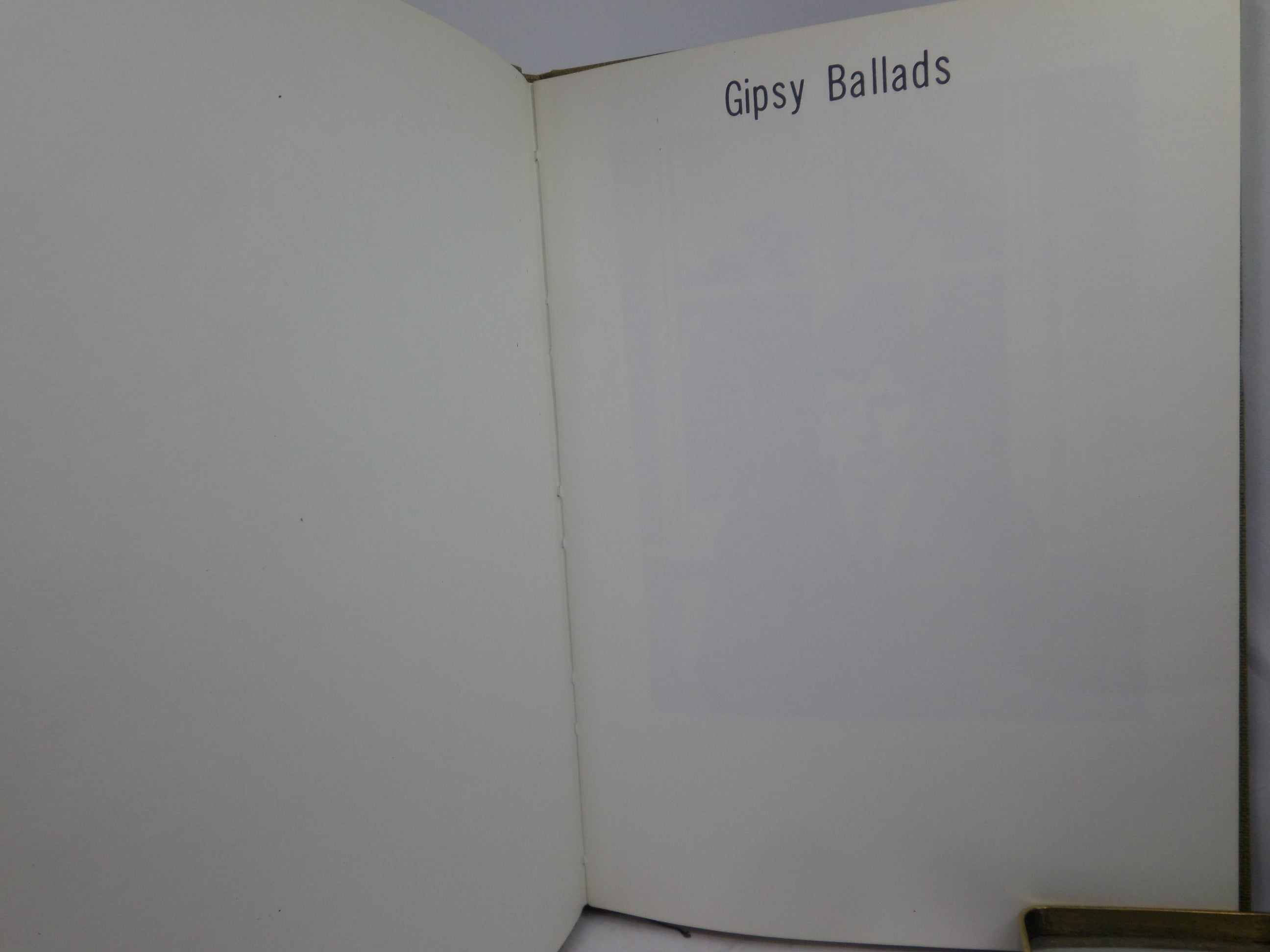 GIPSY BALLADS BY MICHAEL HARTNETT 1973 FIRST EDITION
