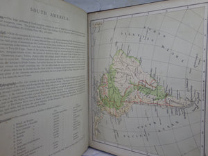 SONNENSCHEIN & ALLEN'S ROYAL RELIEF ATLAS OF ALL PARTS OF THE WORLD 1880