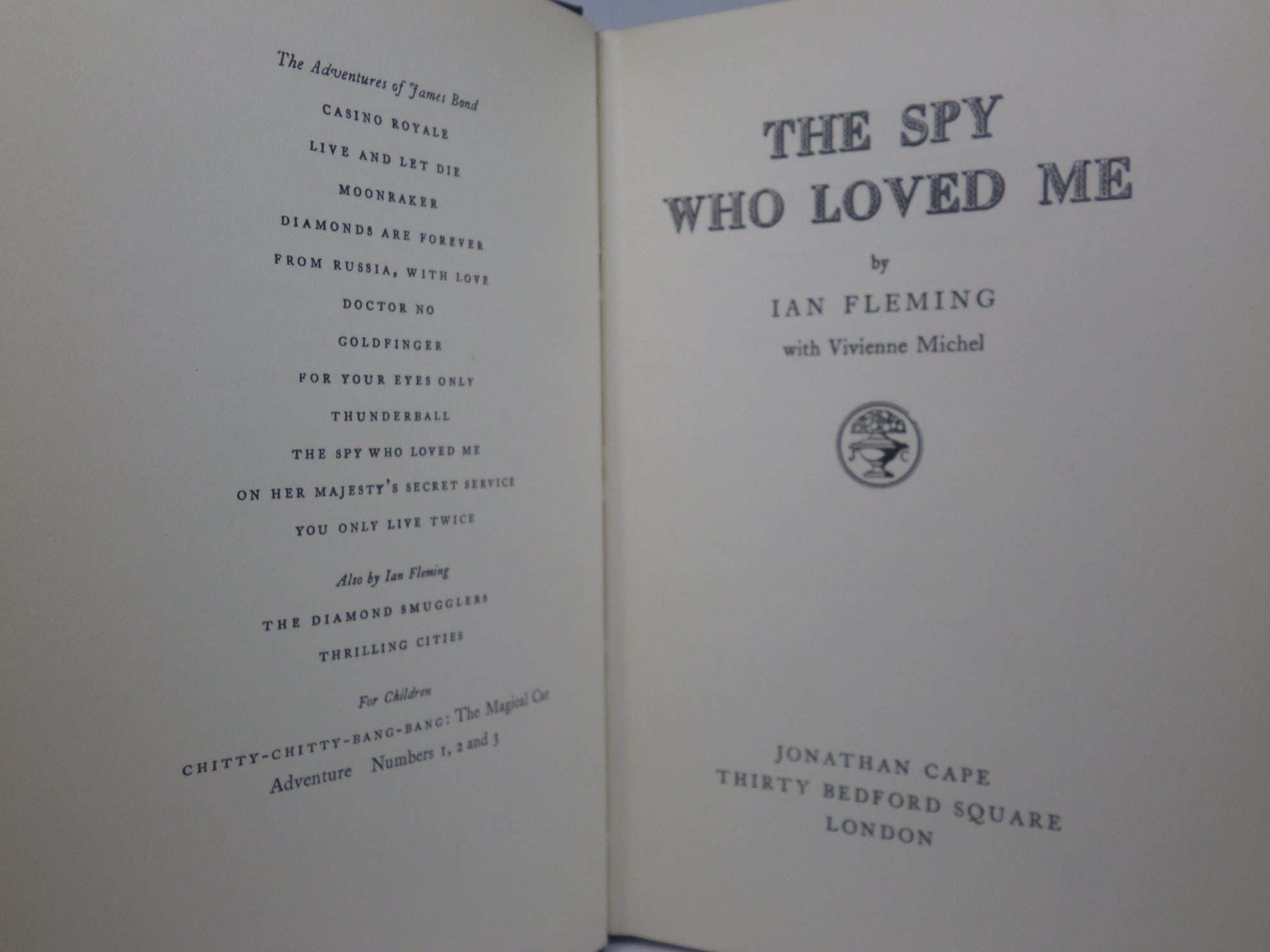 THE SPY WHO LOVED ME BY IAN FLEMING 1965 SEVENTH IMPRESSION